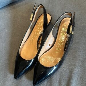 Calvin Klein Black Slingback Women's Shoes